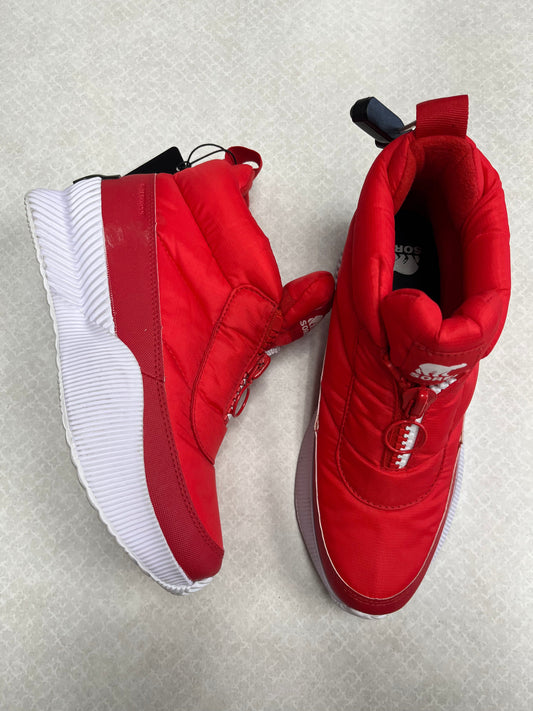 Boots Snow By Sorel In Red, Size:8.5