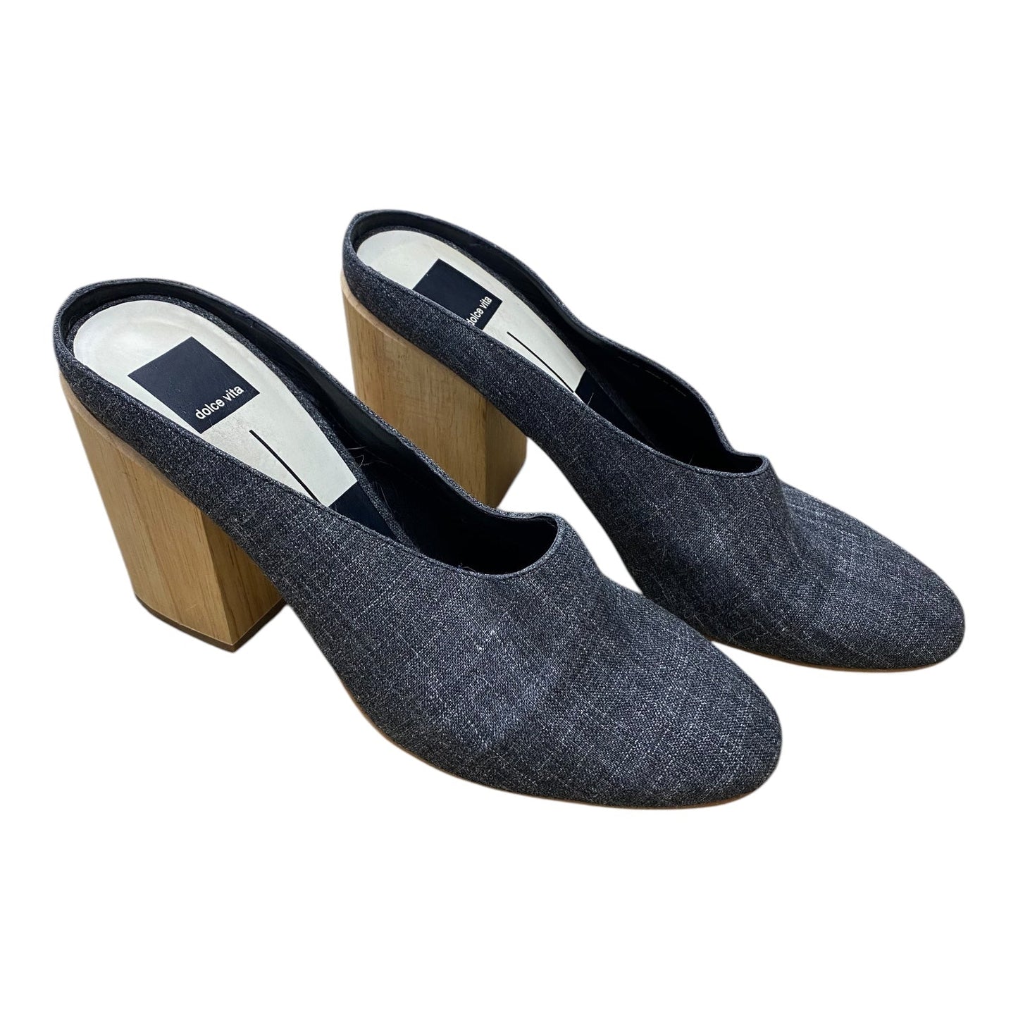Shoes Heels Block By Dolce Vita In Grey, Size:10