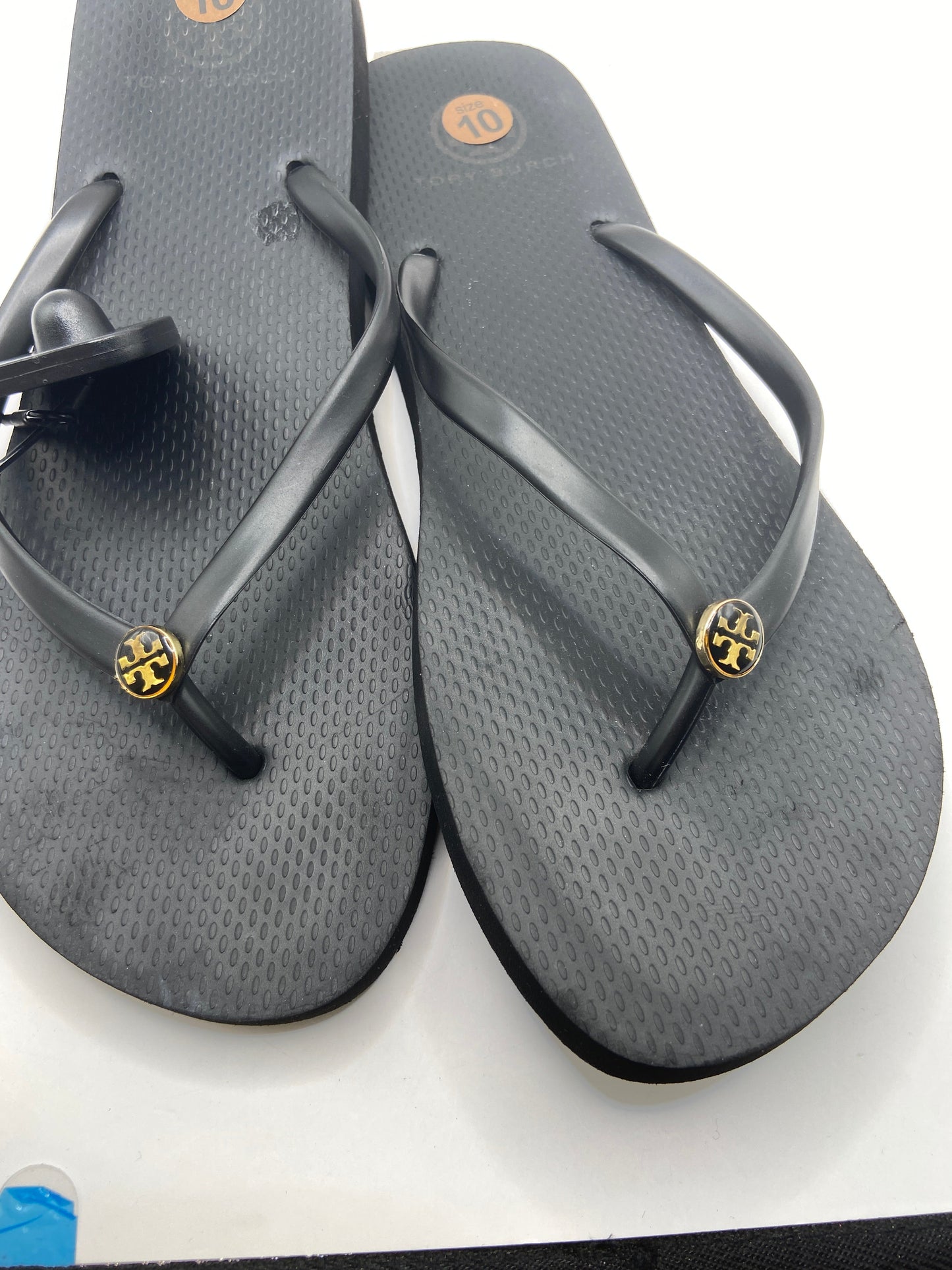 Sandals Designer By Tory Burch In Black, Size: 10
