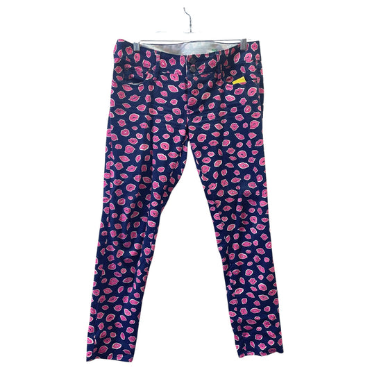 Jeans Designer By Lilly Pulitzer In Blue & Pink, Size:4