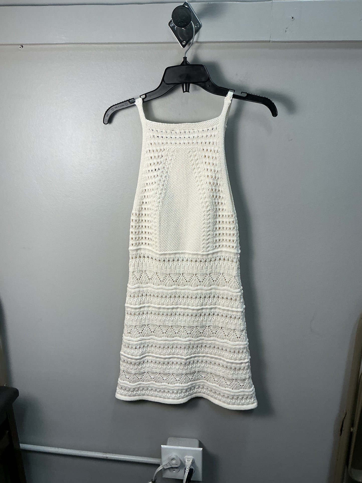 Dress Sweater By Zara In Cream, Size: S