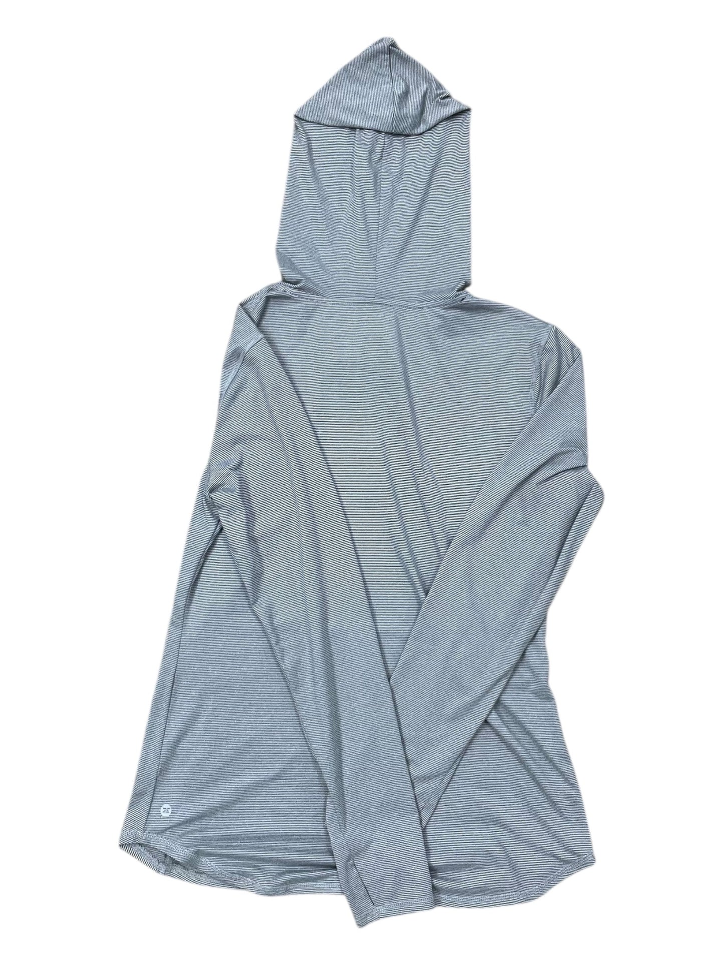 Athletic Top Ls Collar By Rbx In Grey, Size:M