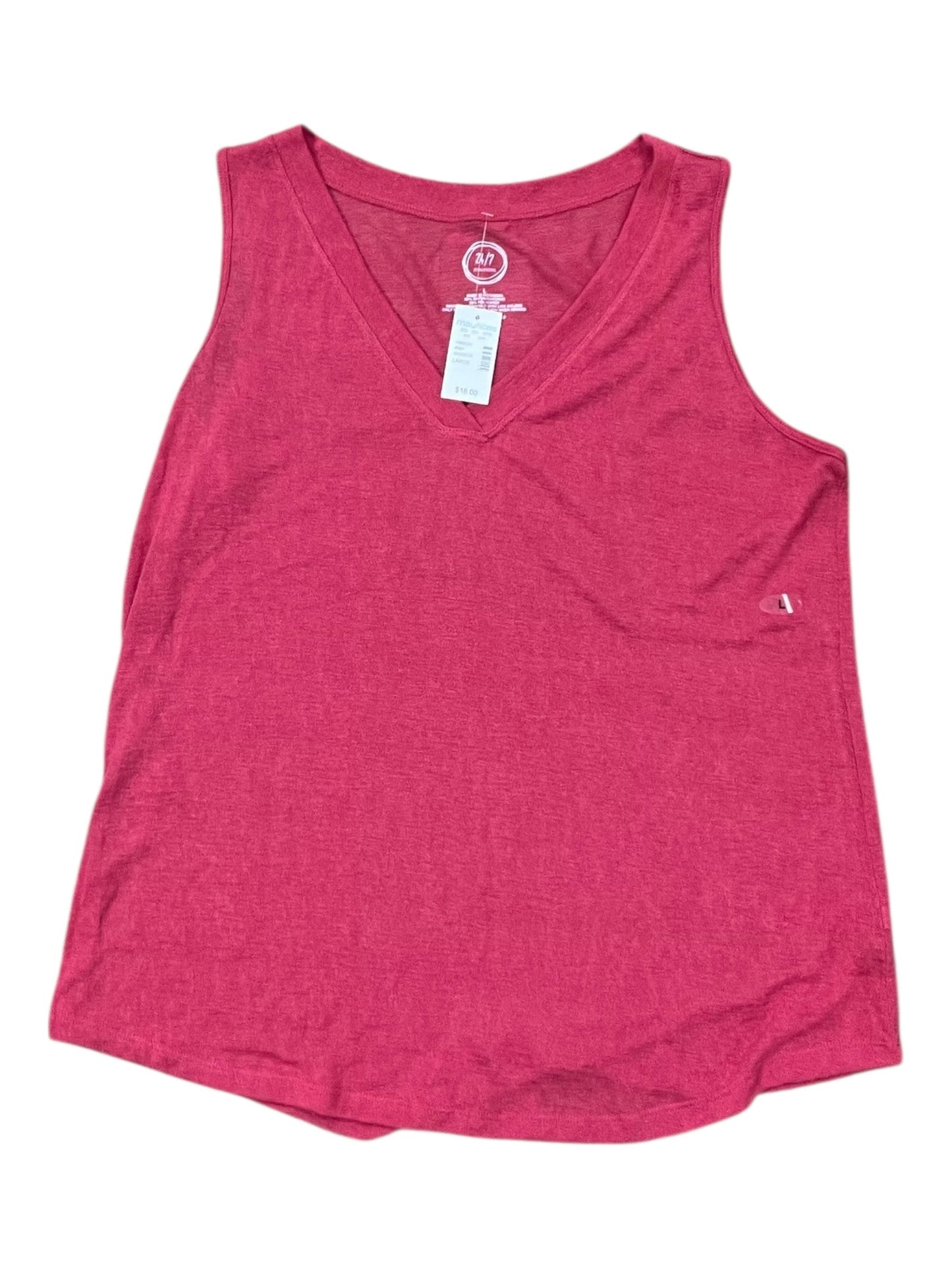 Top Sleeveless By Maurices In Red, Size:L