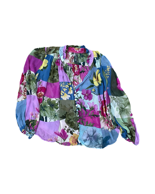 Top Ls By Anthropologie In Floral Print, Size:Xs