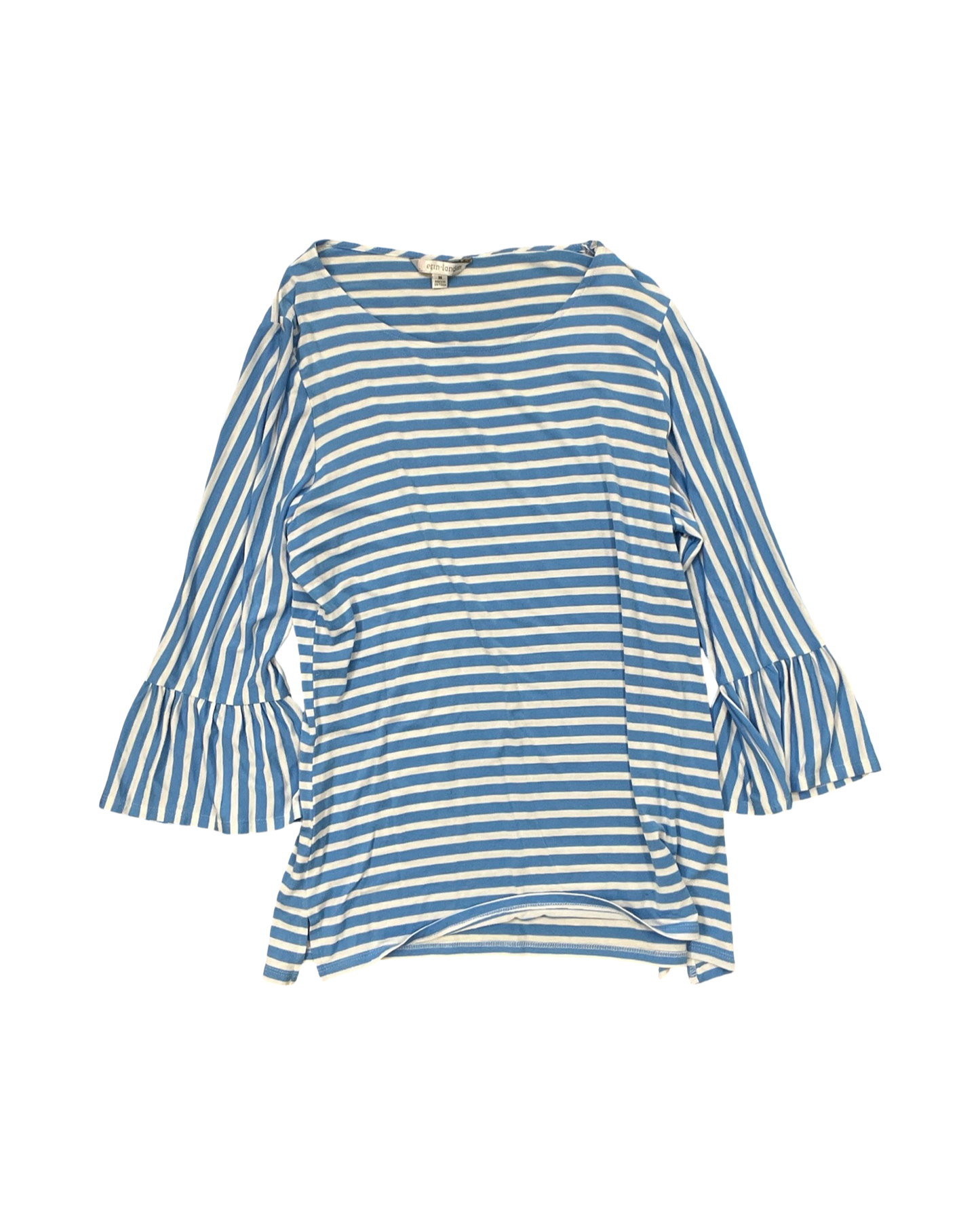 Top Ls By Erin London In Blue & White, Size:M