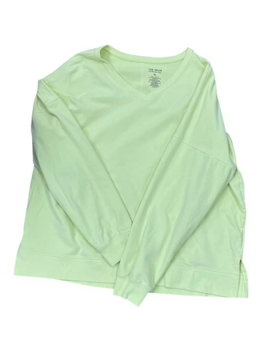 Sweatshirt Crewneck By Tek Gear In Green, Size:Xl