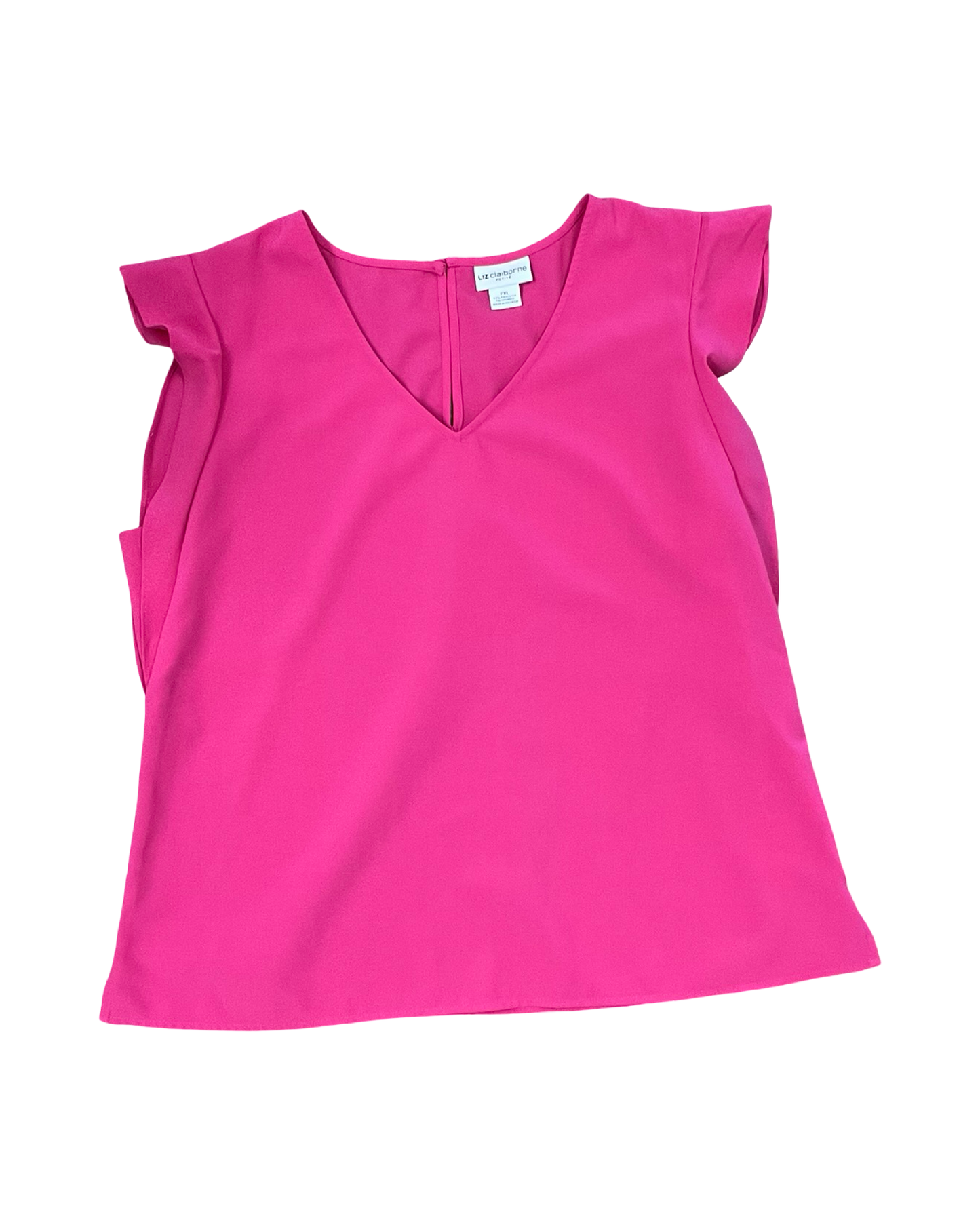 Top Sleeveless By Liz Claiborne In Pink, Size:Xlp