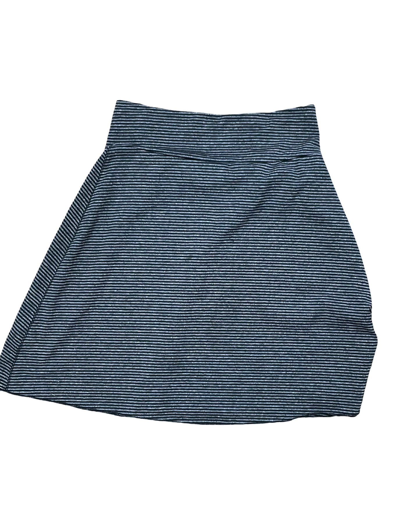 Skirt Midi By Tranquility In Black & Grey, Size:L