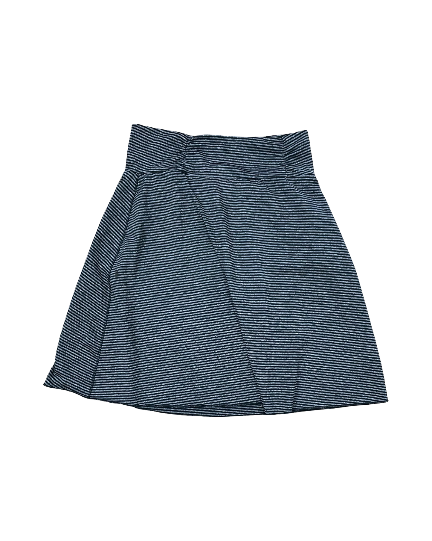 Skirt Midi By Tranquility In Black & Grey, Size:L