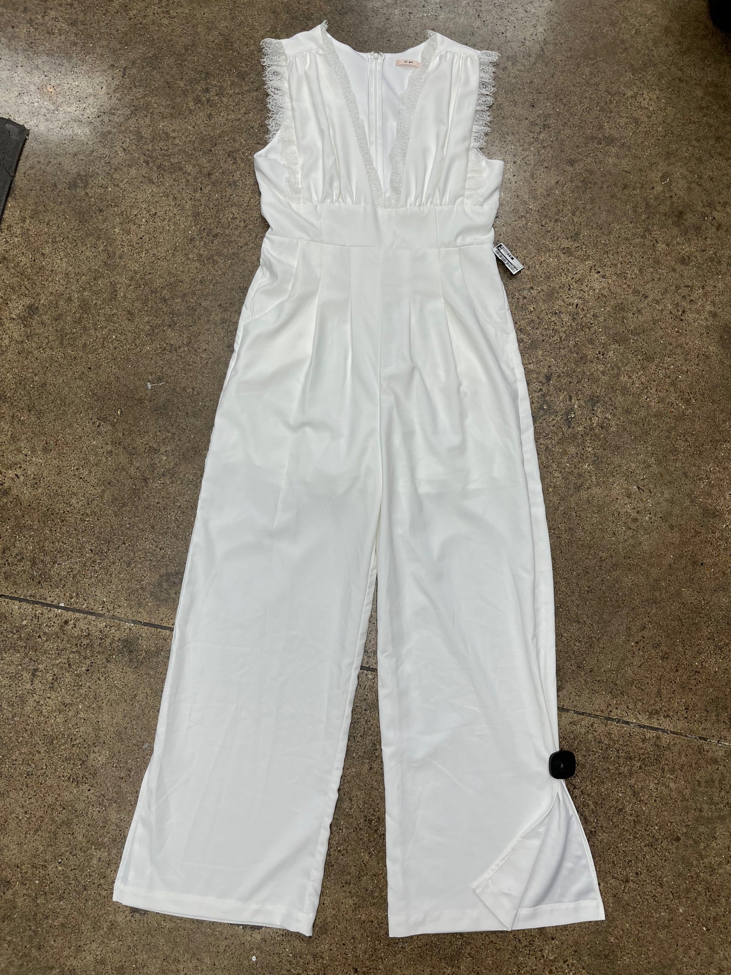 Jumpsuit By Mi Ami In White, Size:L