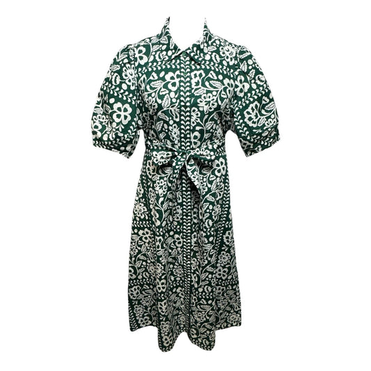 Dress Casual Maxi By Crown And Ivy In Green & White, Size: Xl