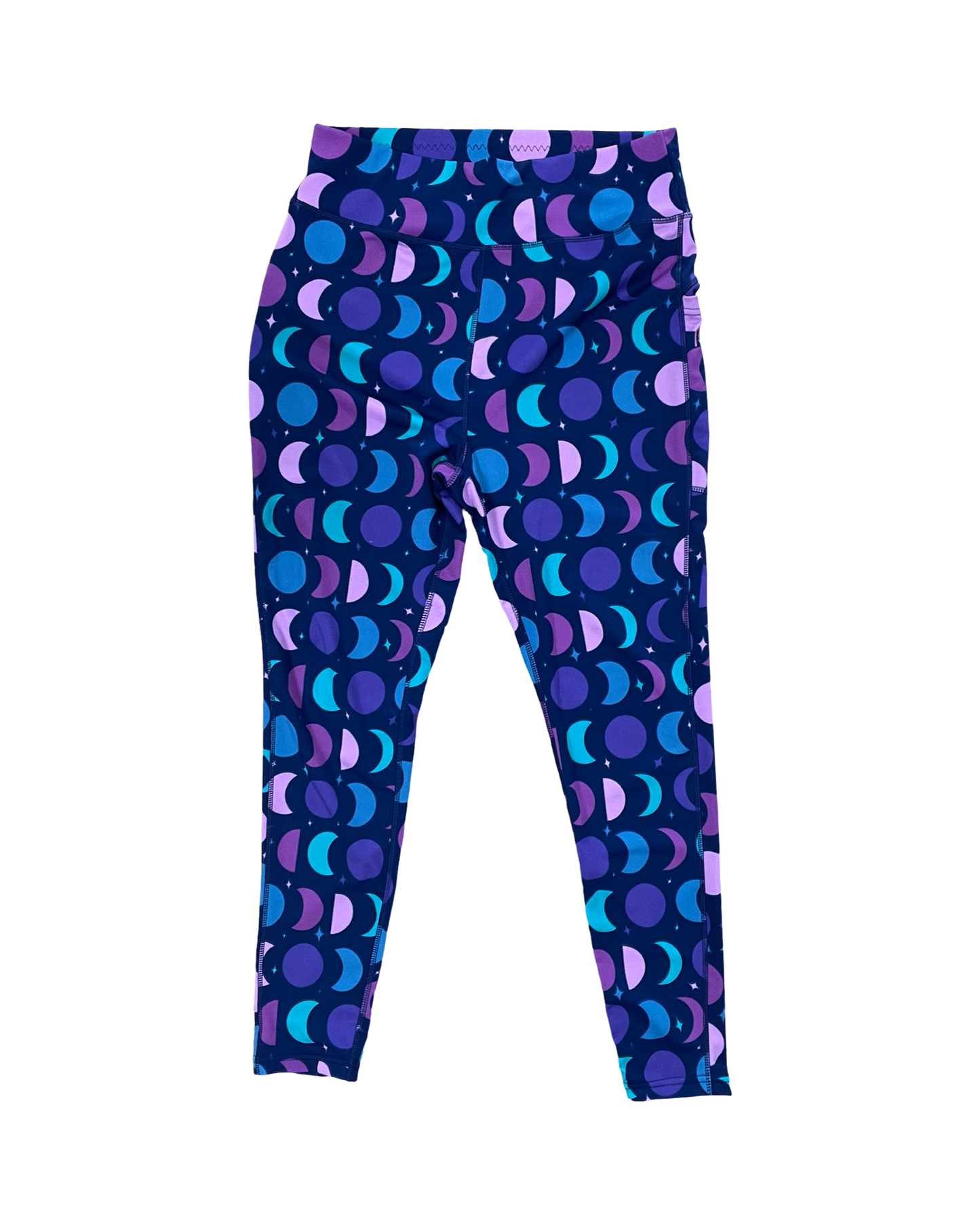 Athletic Leggings By Clothes Mentor In Blue & Purple, Size:Xl
