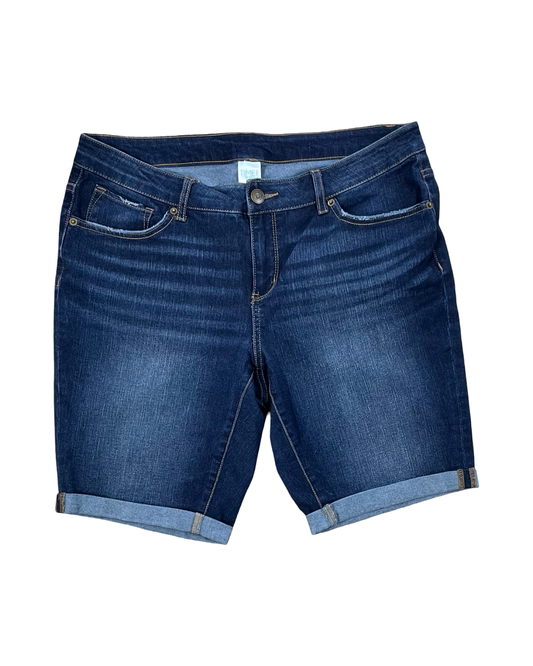 Shorts By Time And Tru In Blue Denim, Size:14