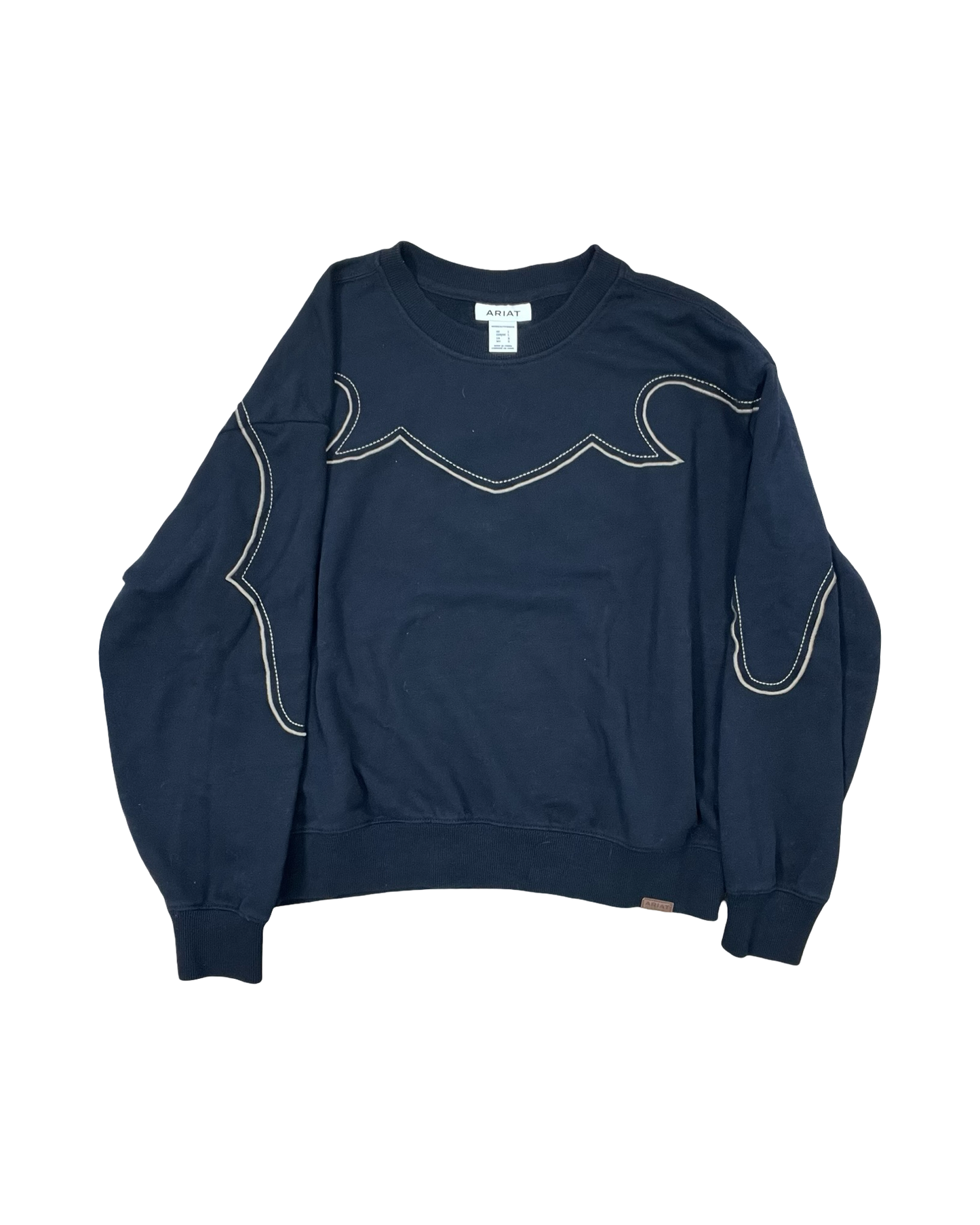 Sweatshirt Crewneck By Ariat In Black, Size:L