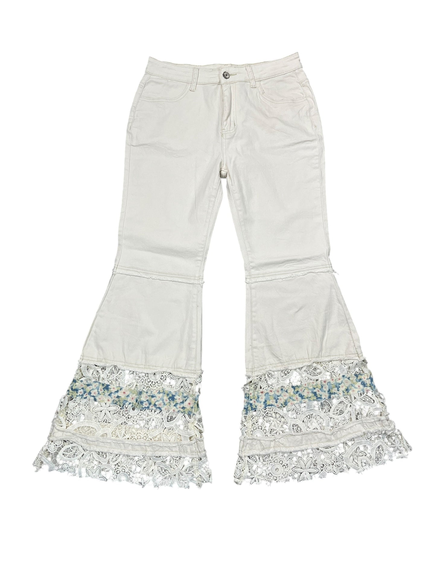 Pants Other By Pol In White Denim, Size:M