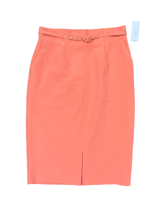 Skirt Midi By Liz Claiborne In Orange, Size:10