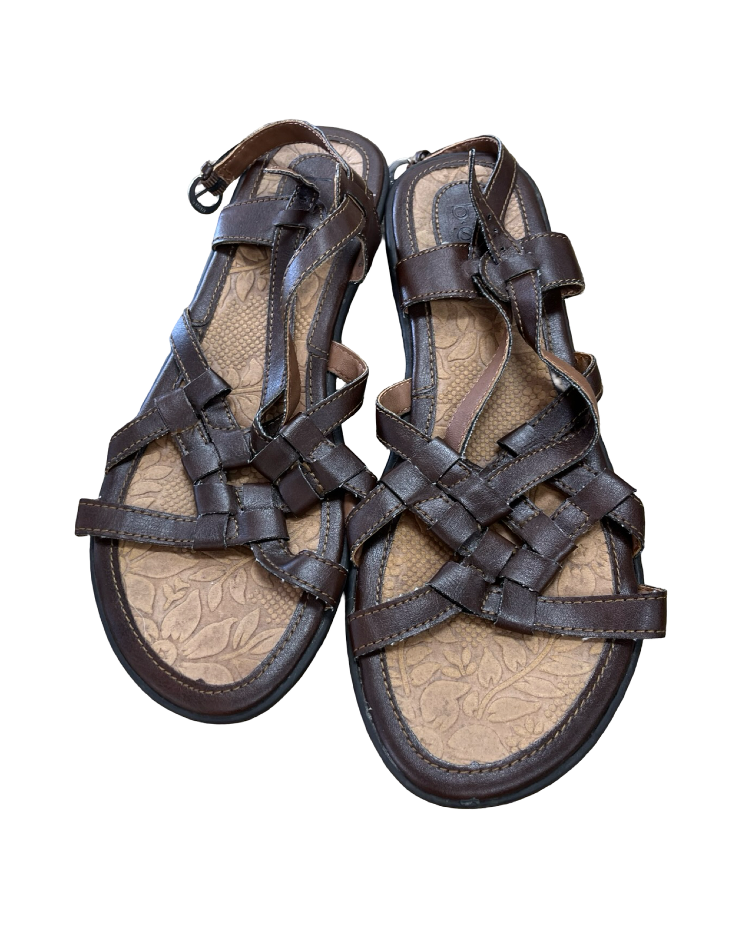 Sandals Flats By Boc In Brown, Size:10
