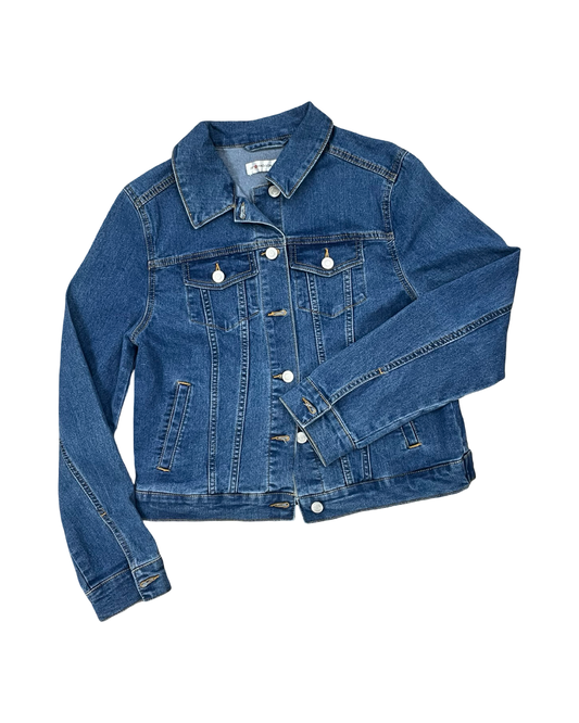Jacket Denim By 89Th And Madison In Blue Denim, Size:S
