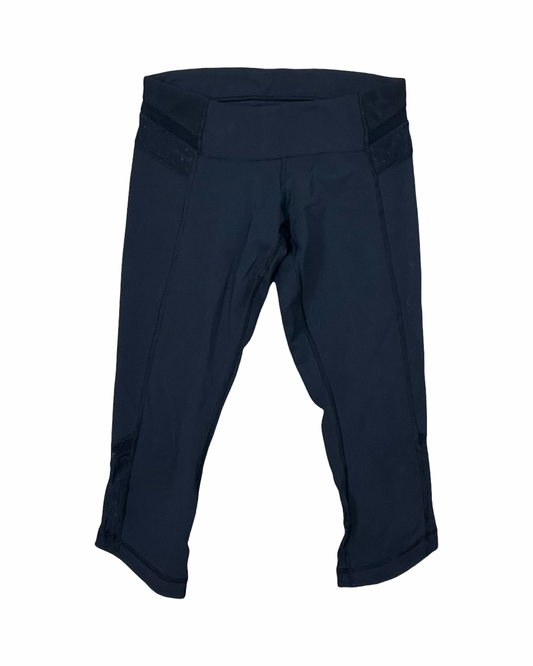 Athletic Leggings Capris By Lululemon In Black, Size:S
