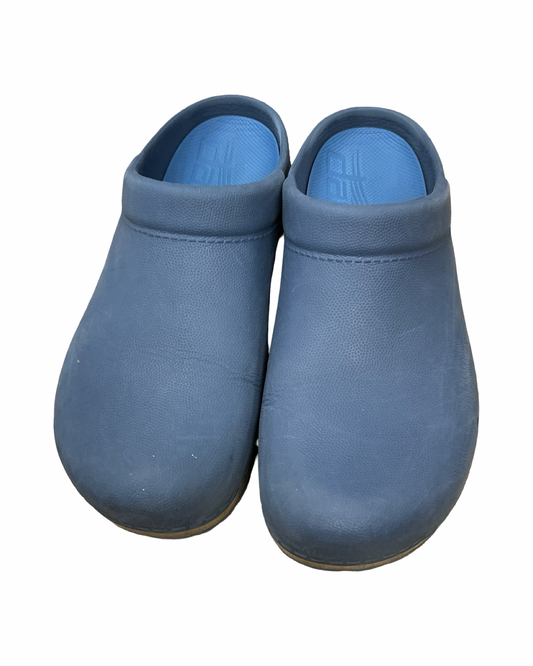 Shoes Flats By Dansko In Blue, Size:6.5