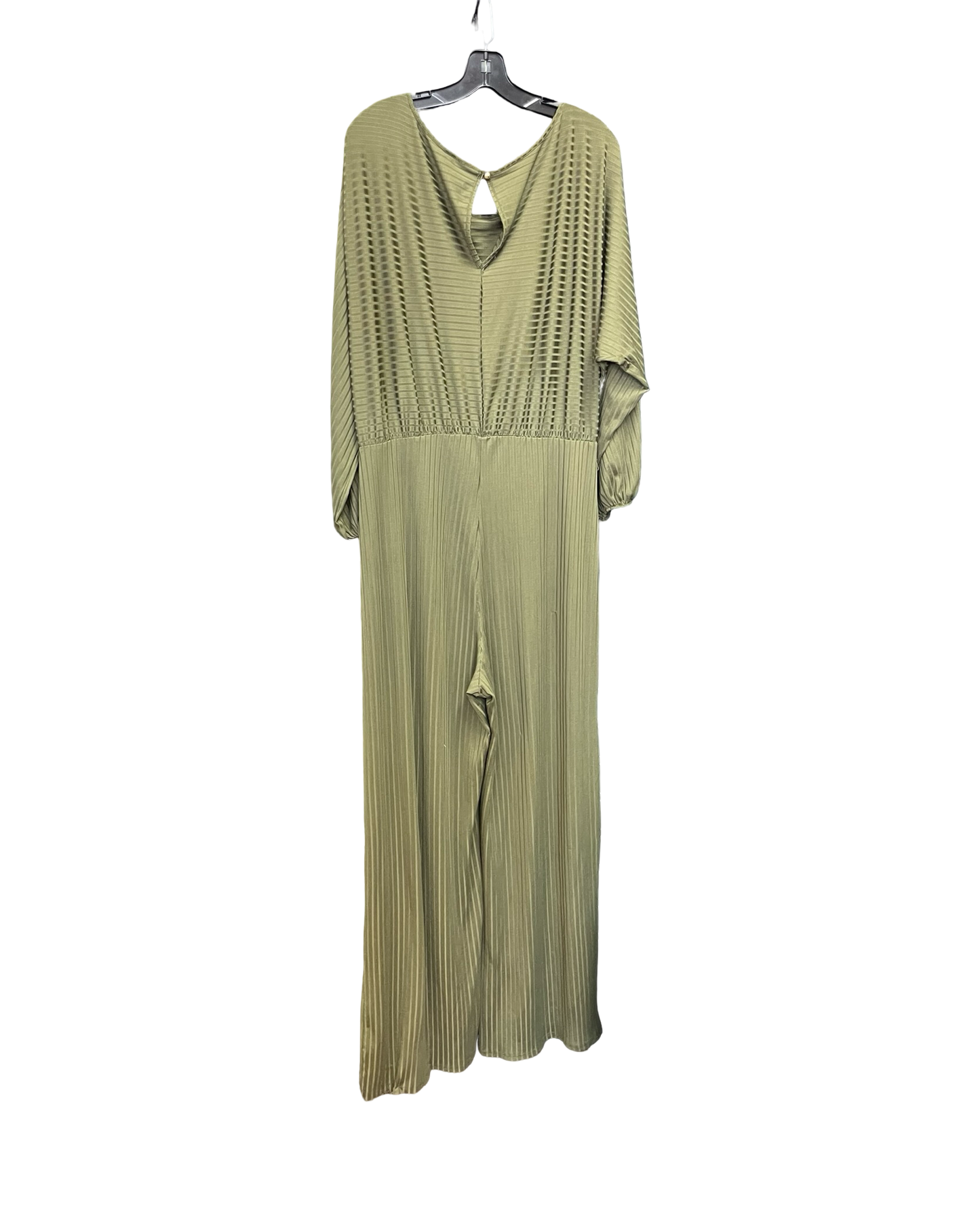Jumpsuit By Clothes Mentor In Green, Size:3X