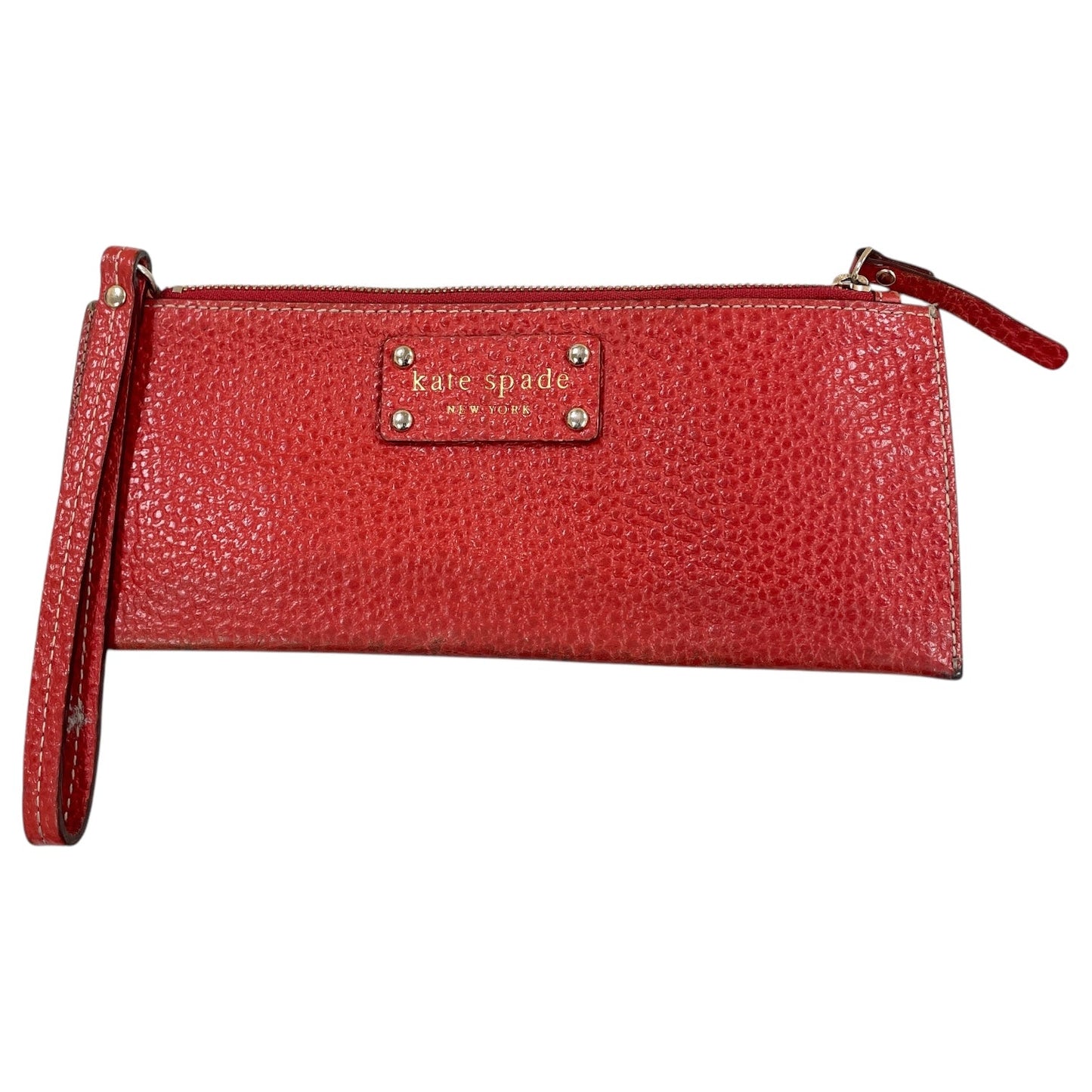 Wristlet Designer By Kate Spade In Red, Size:Large