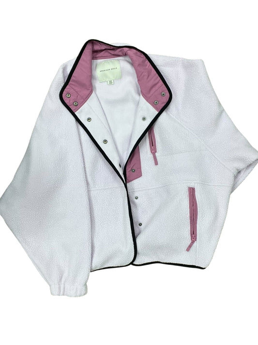 Jacket Faux Fur & Sherpa By American Eagle In Pink, Size:M