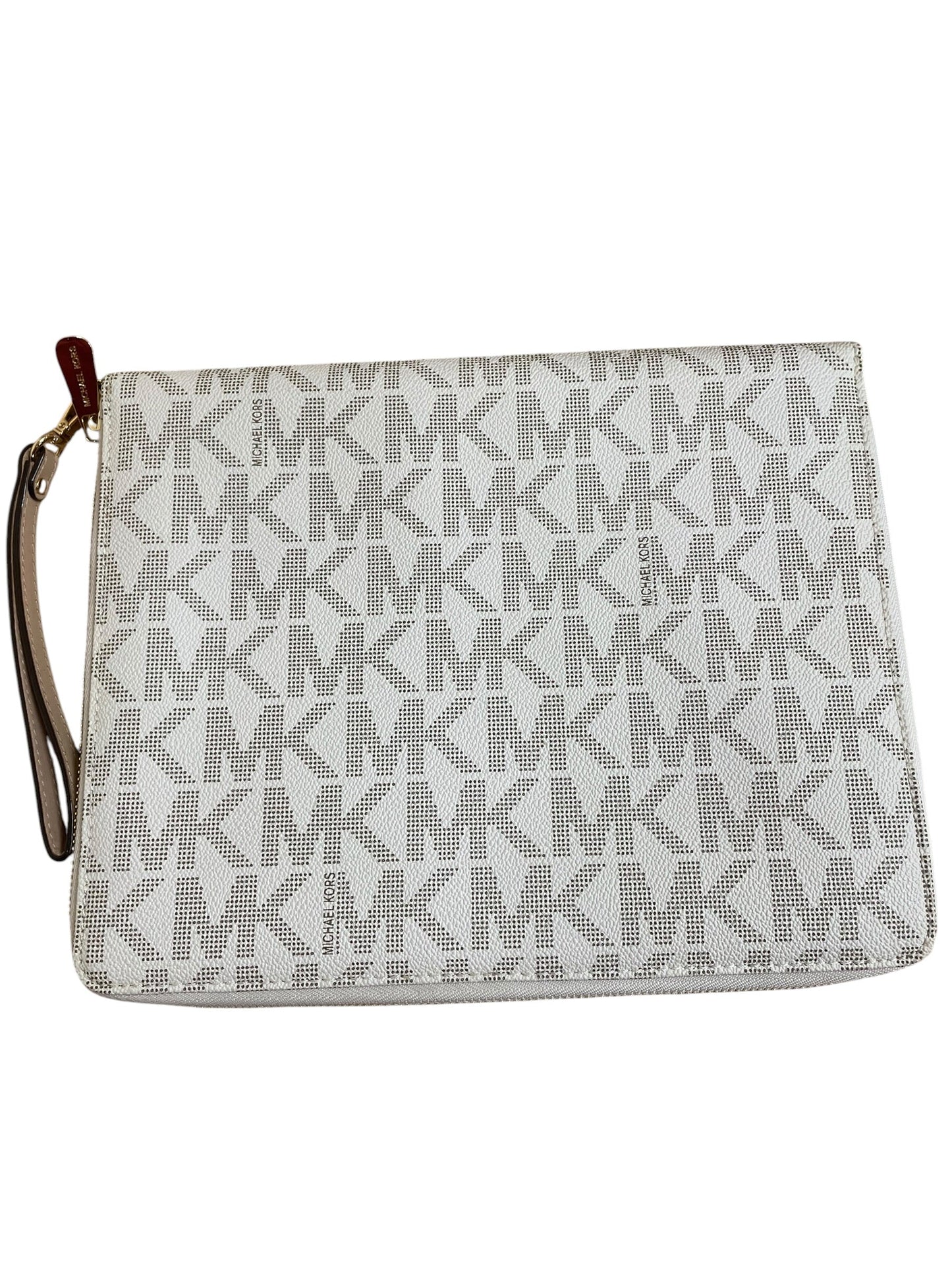 Laptop Bag Designer By Michael Kors In Cream, Size:Medium