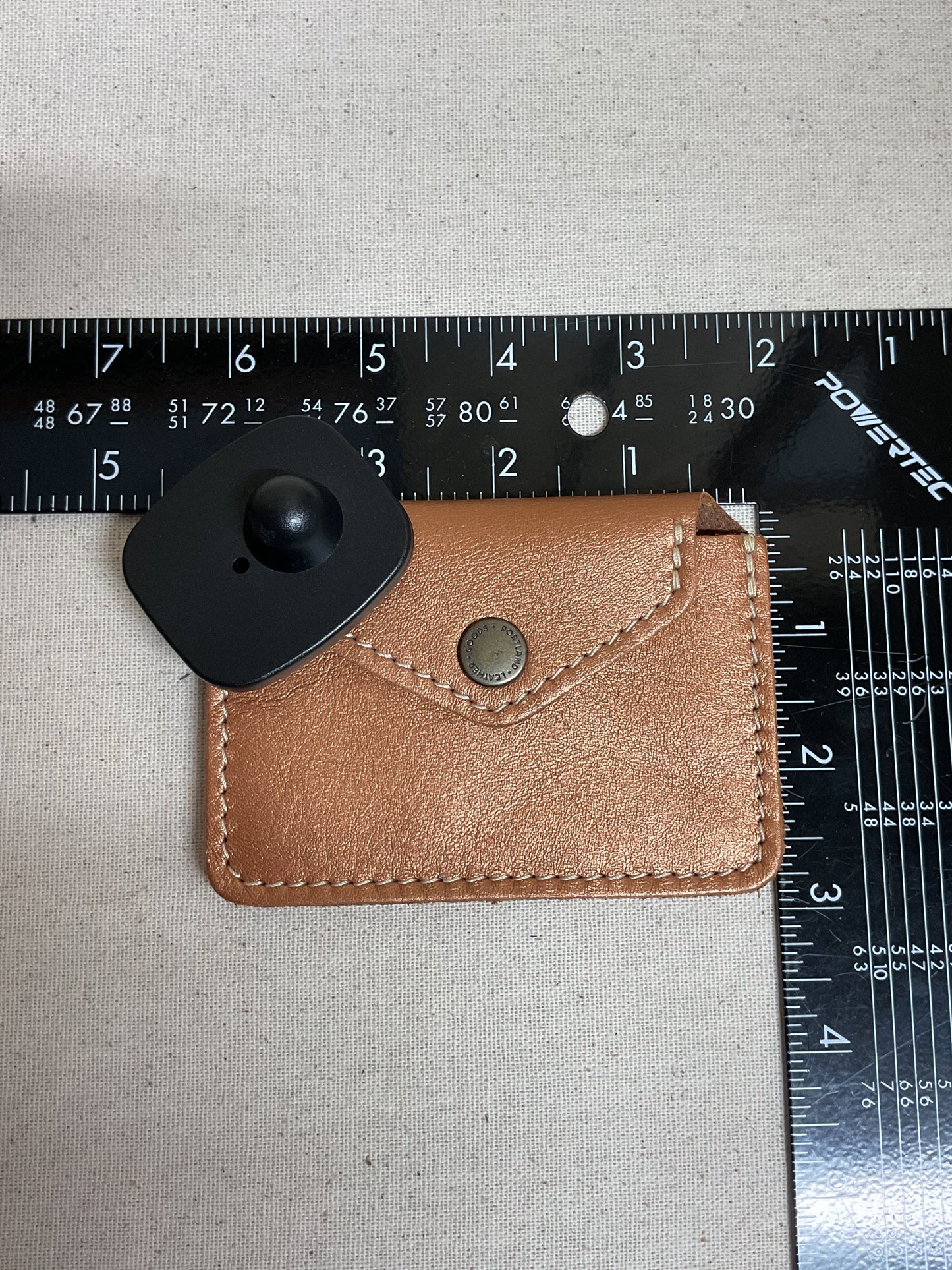 Wallet Leather By Cmb In Bronze, Size:Small