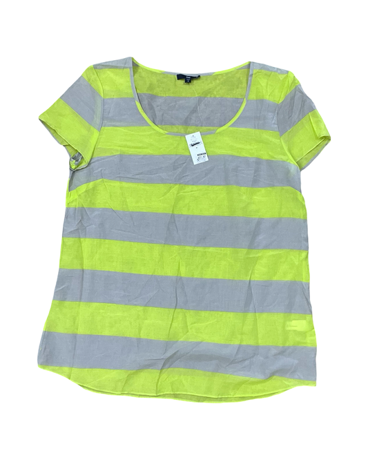 Top Ss By Gap In Tan & Yellow, Size:M