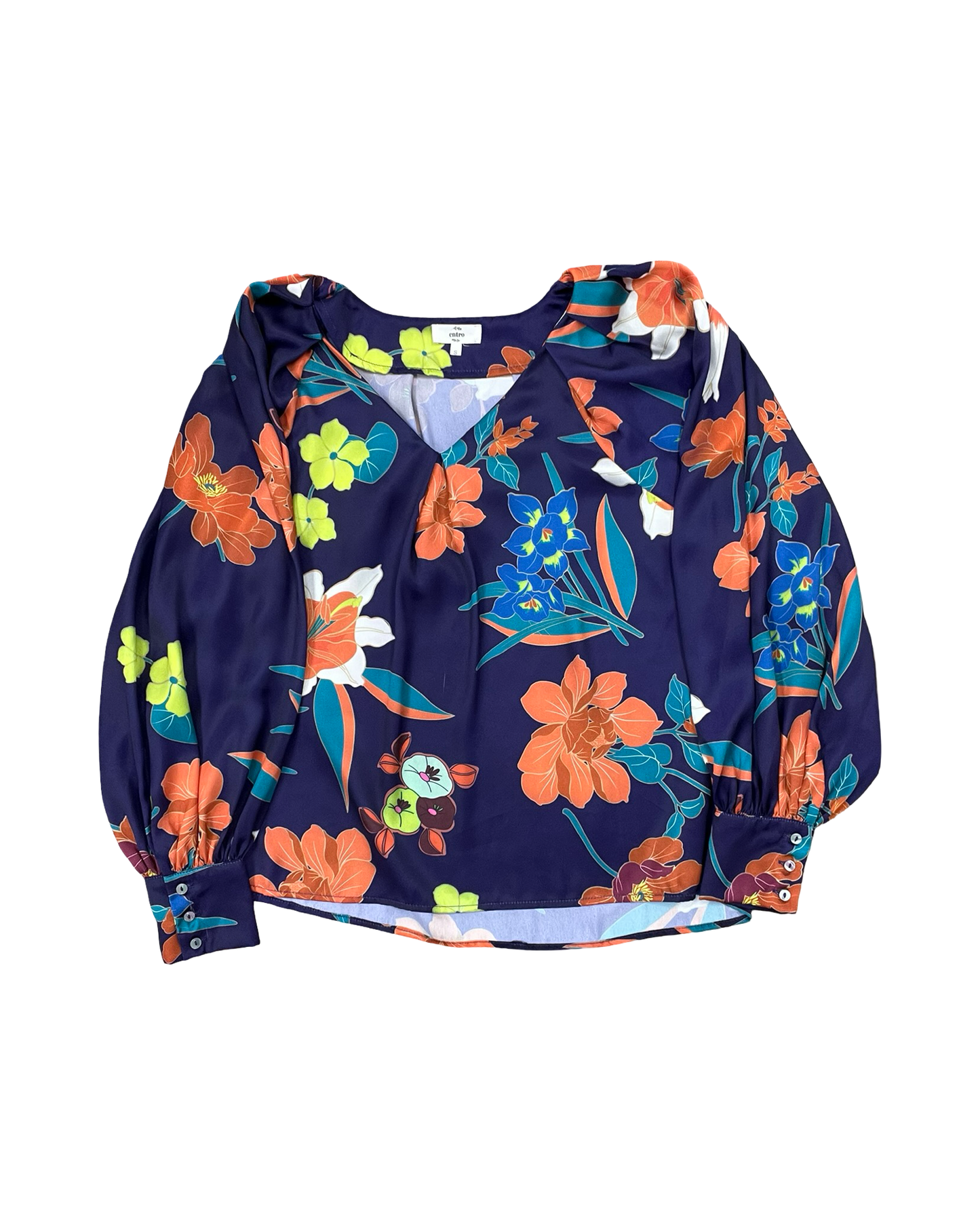 Top Ls By Entro In Purple, Size:S