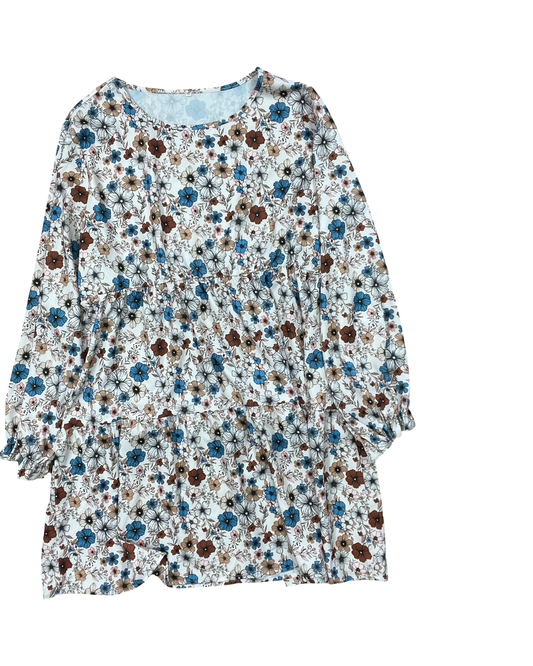 Dress Work By Clothes Mentor In Cream, Size:4X