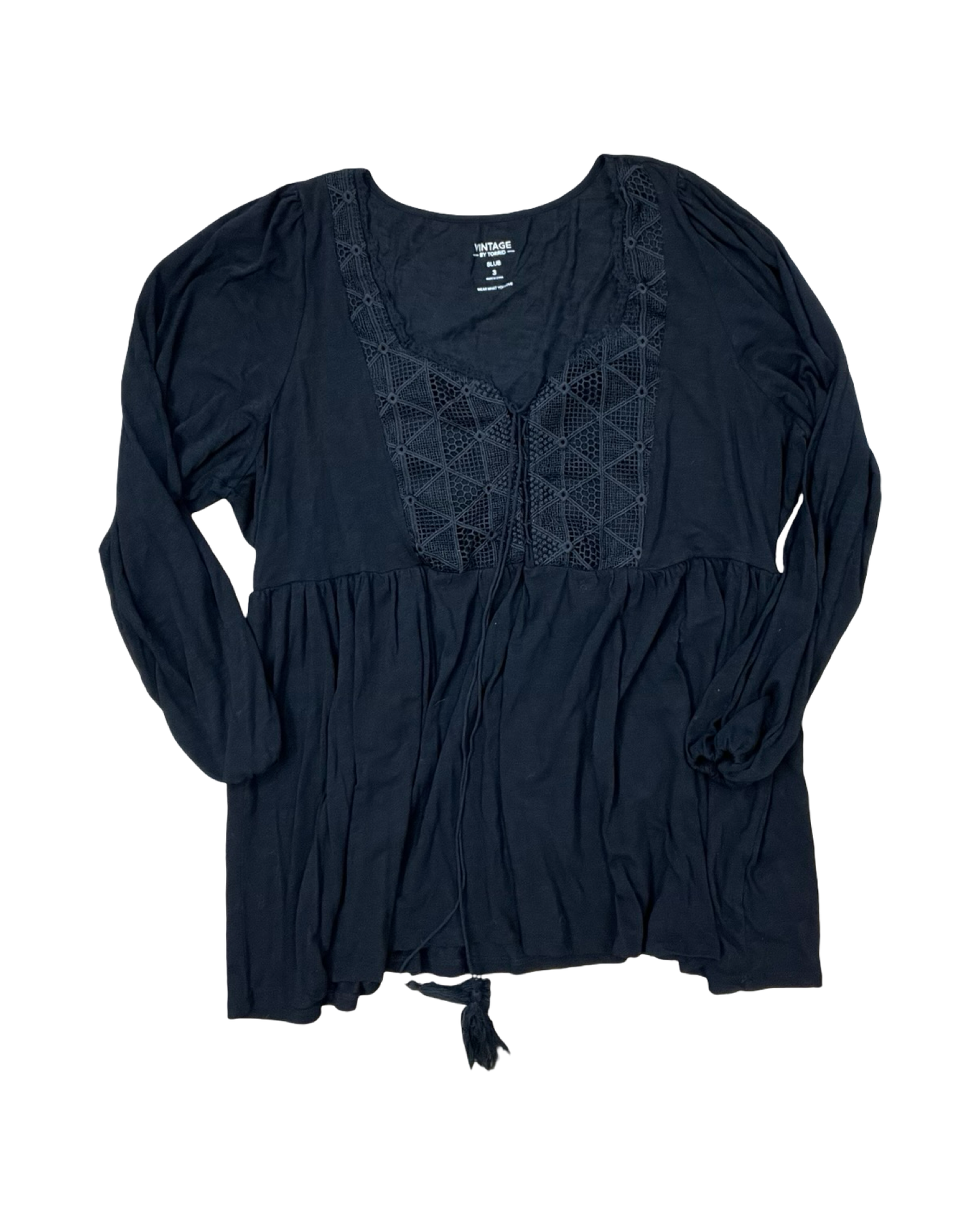 Top Ls By Torrid In Black, Size:3X