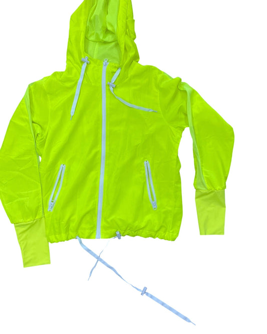 Jacket Windbreaker By Zyia In Yellow, Size:S
