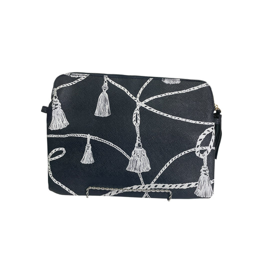 Clutch By Chicos In Black & White, Size:Large