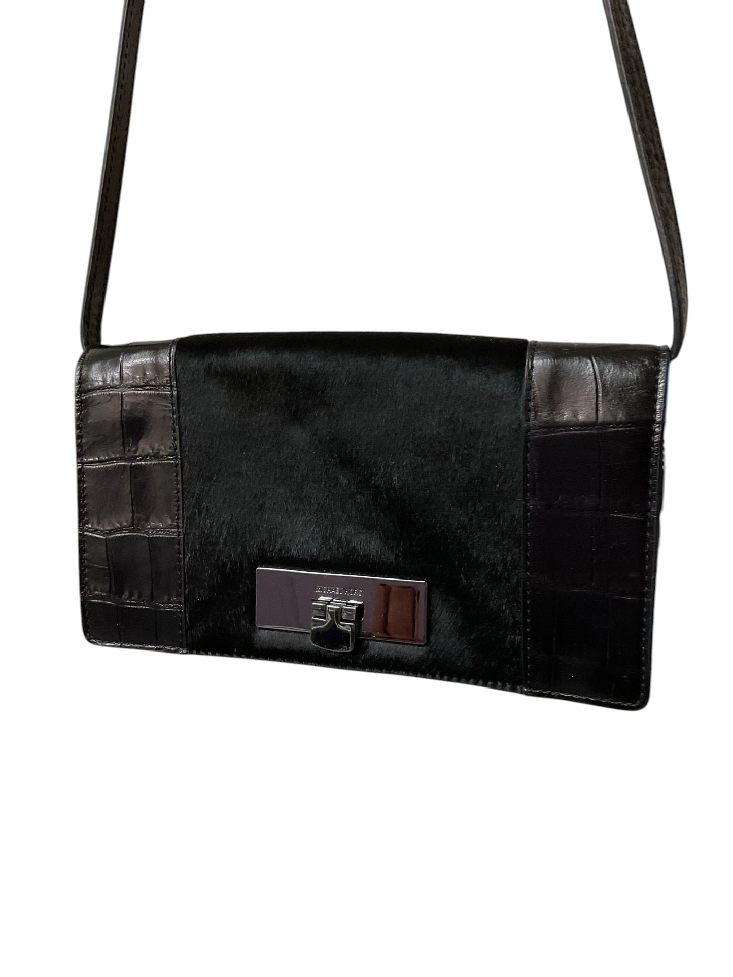 Crossbody Designer By Michael Kors In Black, Size:Small