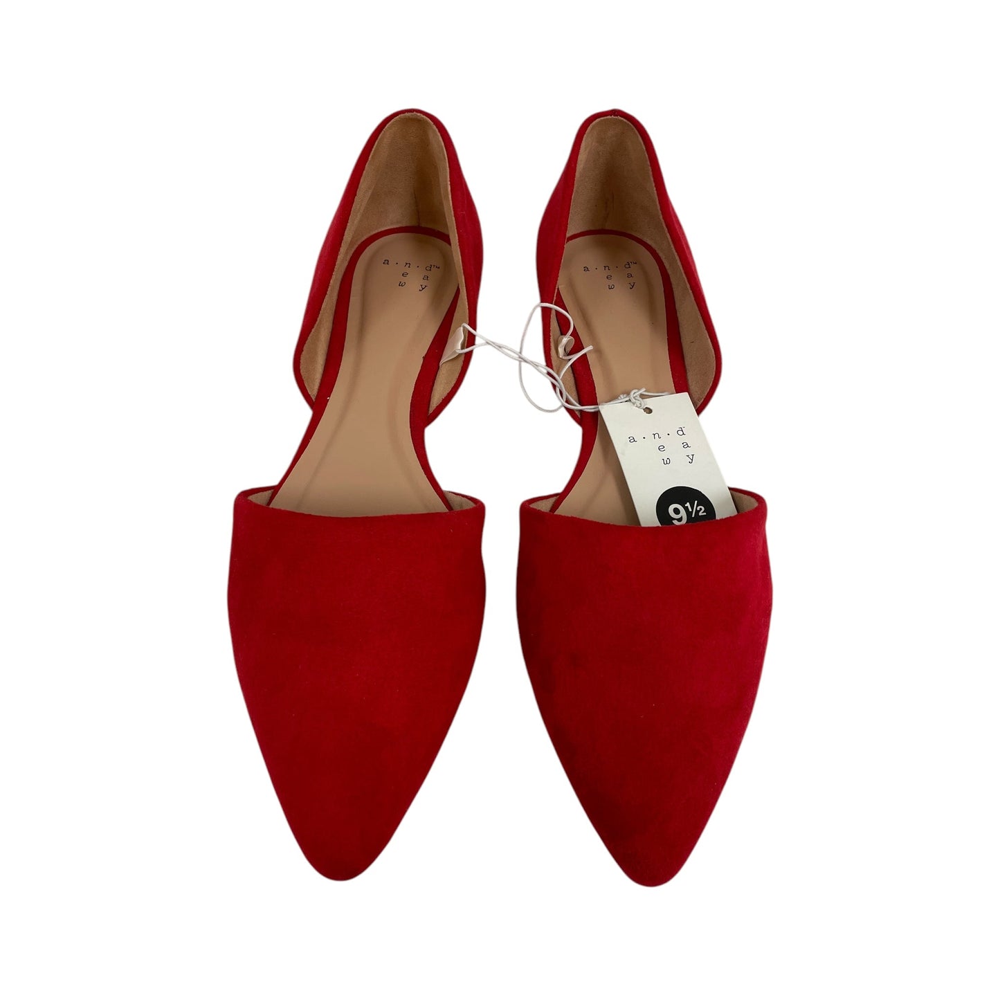 Shoes Flats By A New Day In Red, Size:9.5