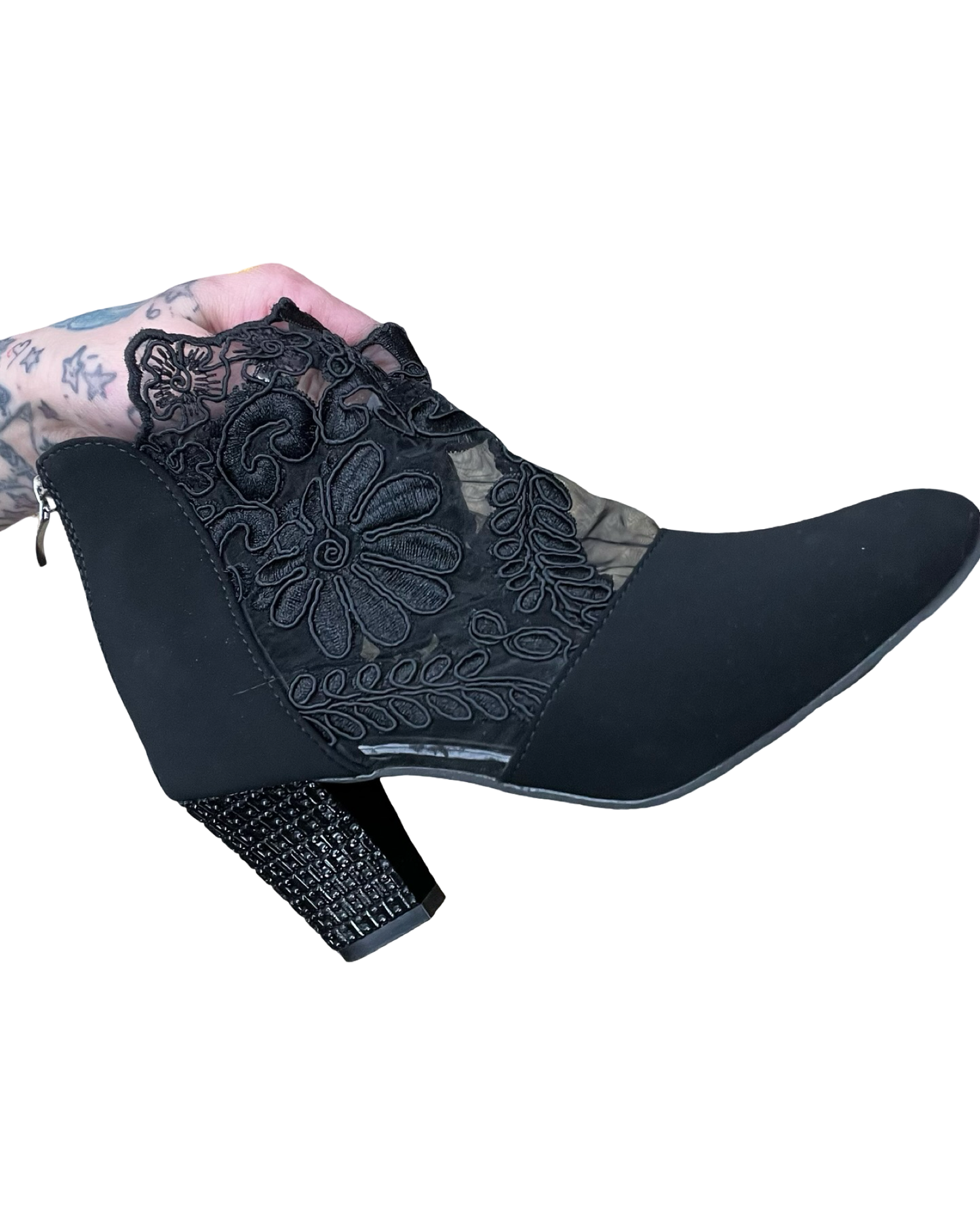 Shoes Heels Block By Clothes Mentor In Black, Size:7.5
