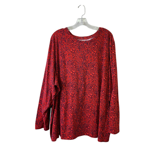 Top Ls By Sonoma In Floral Print, Size:4X