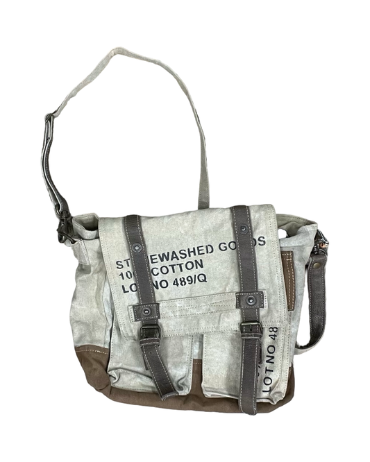 Crossbody By Myra In Tan, Size:Medium