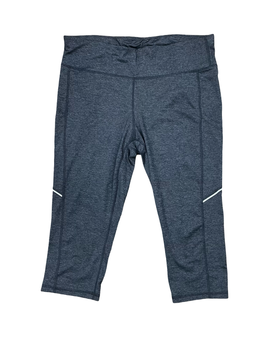 Athletic Capris By Xersion In Grey, Size:Xl