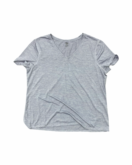 Athletic Top Ss By Athletic Works In Purple, Size:2X