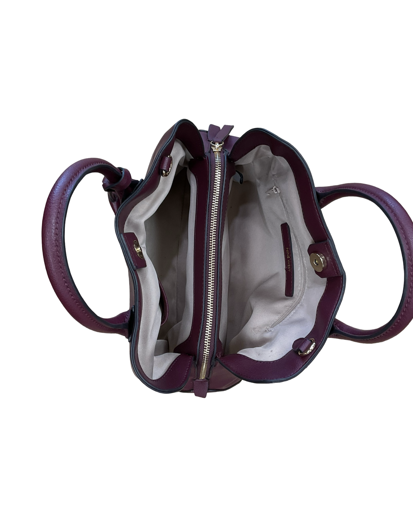 Handbag By Nine West In Maroon, Size:Medium