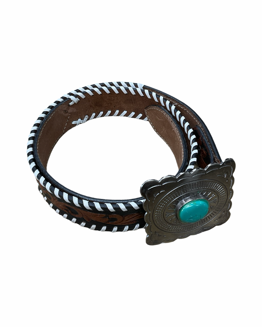 Belt By Clothes Mentor In Black & Brown