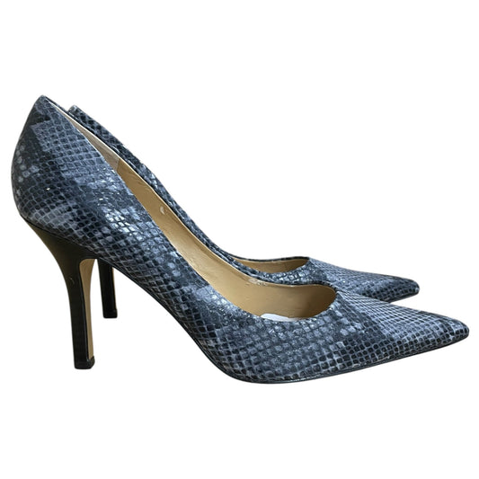 Shoes Heels Stiletto By Nine West In Snakeskin Print, Size:6.5