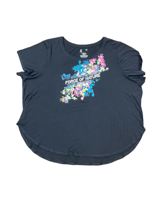 Top Ss By Xersion In Black, Size:3X