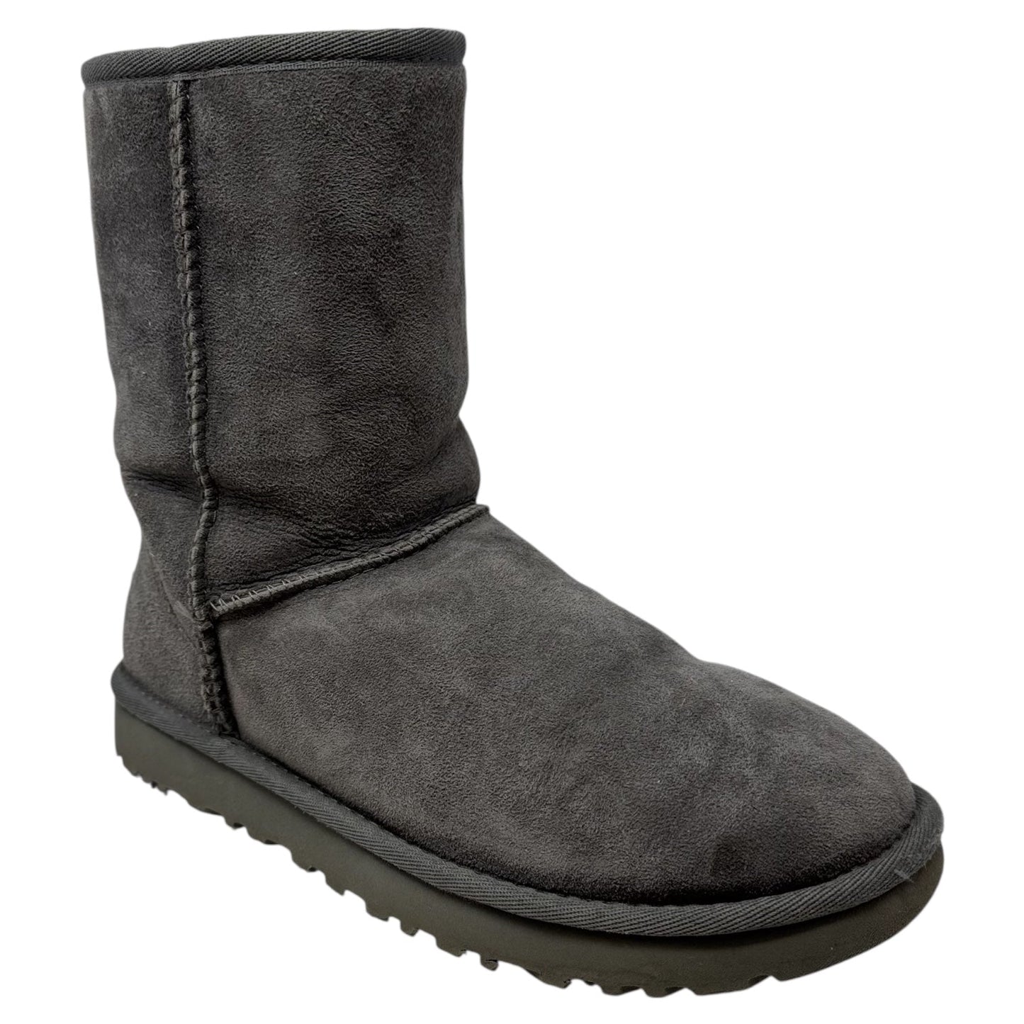 Classic Short II Boots Designer By Ugg In Grey, Size: 8