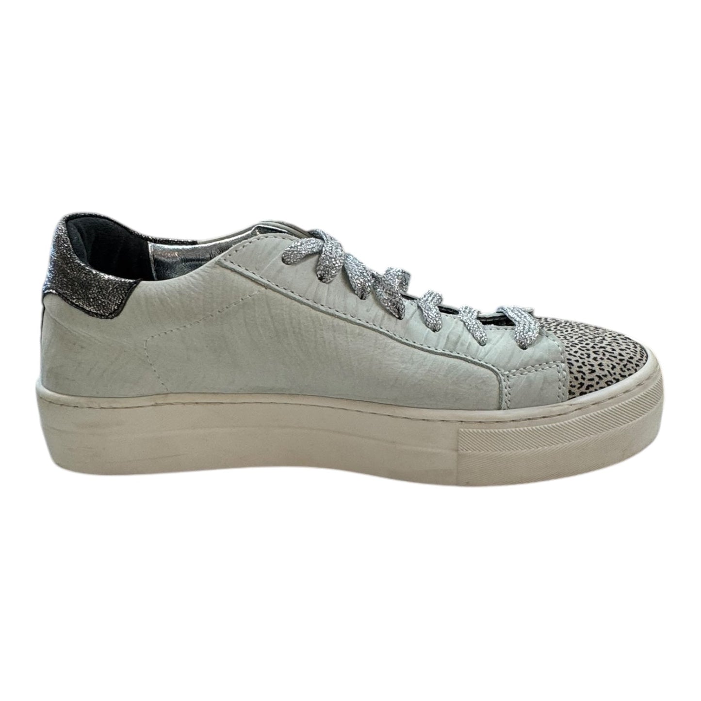 Shoes Designer By P448 In Grey & White, Size:7.5