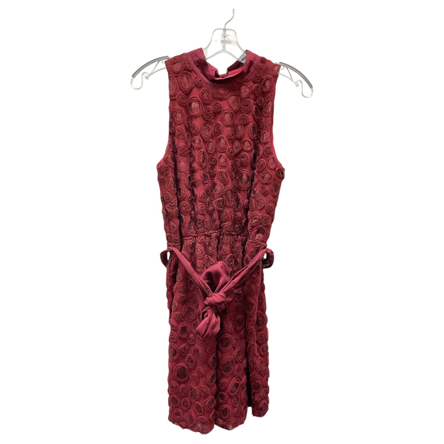 Dress Party Midi By Cme In Red, Size:0
