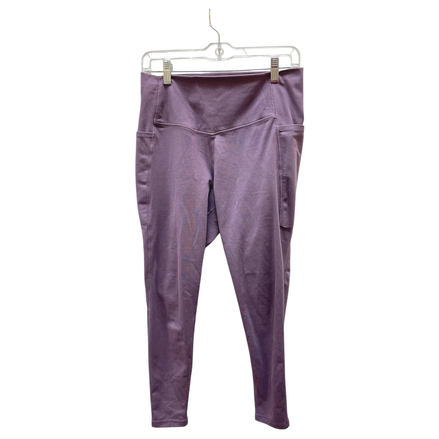 Athletic Leggings By Danskin In Purple, Size:L